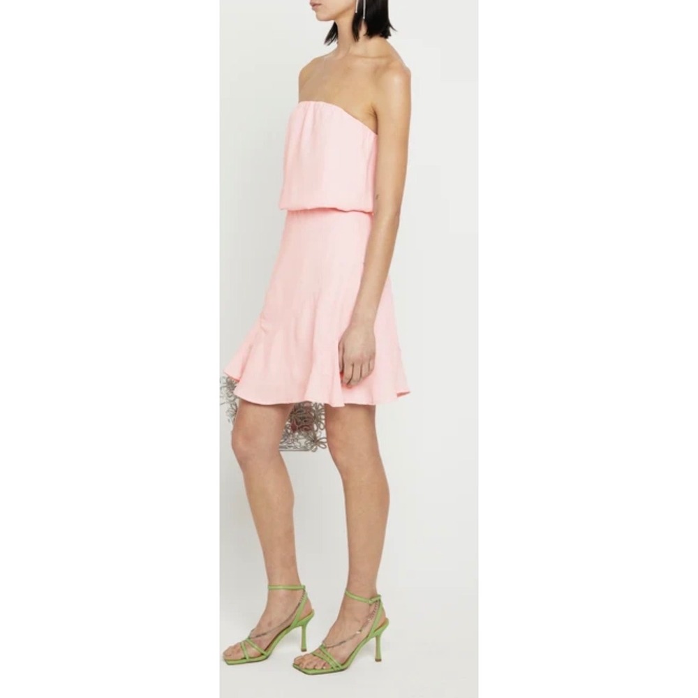 Few Moda Kourt Pink Strapless Mini Dress Size M‎ Pastel Cocktail Party Summer